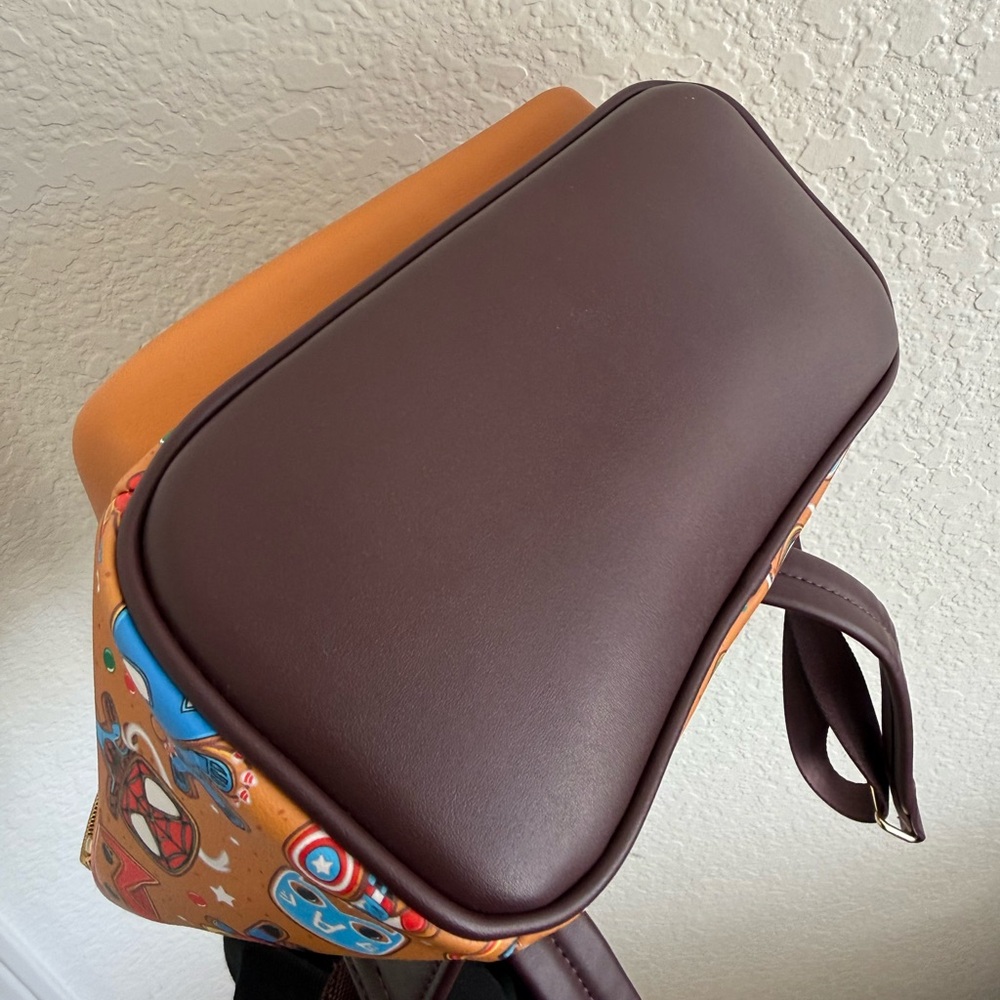 RARE Loungefly Marvel Funko Pop Mini Backpack Avengers AOP Iron Man Spider Man - Picture 12 of 12